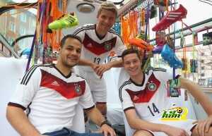 Adidas Unveils New German National Team Kit During Bus Tour