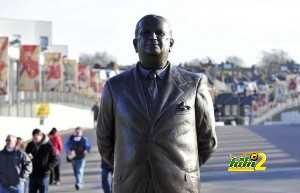 A Statue of Arsenal's Legendary former m