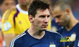 Argentina's captain Lionel Messi cuts a dejected figure after his sides's World Cup final defeat.