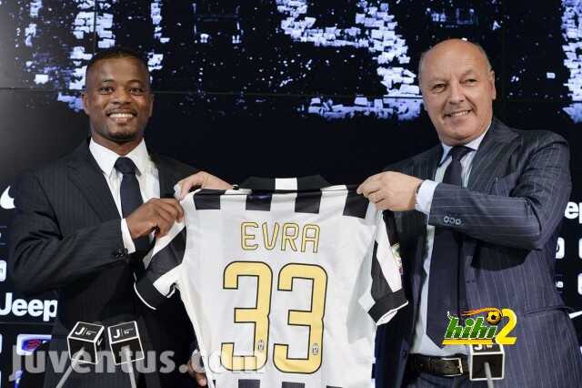 Juventus , conferenza stampa di presentazione di Patrice Evra