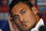 AS Roma's Francesco Totti looks on durin