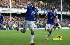 Seamus Coleman after his last minute winner against Cardiff City