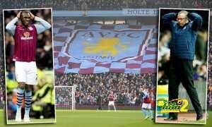 Aston Villa V West Bromwich Albion The Holte end Villa Park just