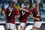AC Milan's Torres celebrates after scoring against Empoli during their Italian Serie A soccer match in Empoli