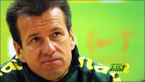 Brazil coach Dunga speaks during a press conference after the training session at the Emirates Stadium, London. PRESS ASSOCIATION Photo. Picture date: Monday March 1, 2010. Ireland face Brazil at the Emirates Stadium tomorrow night. See PA story SOCCER Brazil. Photo credit should read: Anthony Devlin/PA Wire.