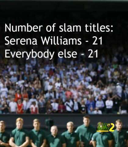 سيرينا حققت 21 لقبا للتنس