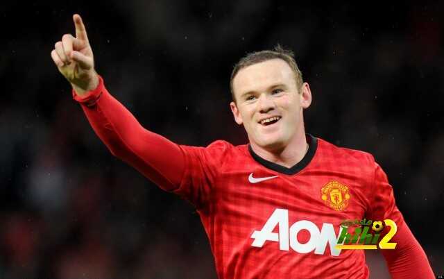 Manchester United's Wayne Rooney celebrates scoring during the Barclays Premier League match at Old Trafford, Manchester.