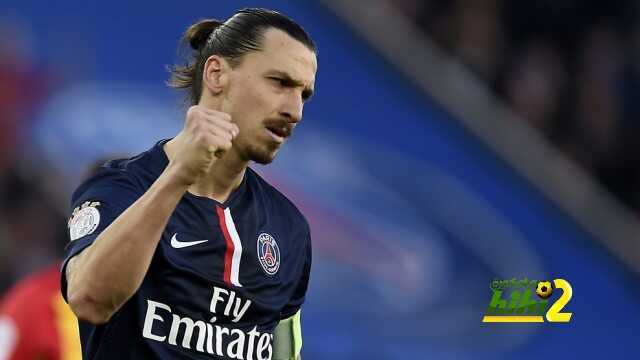 Paris Saint-Germain's Swedish forward Zlatan Ibrahimovic celebrates after scoring his team's second goal during the French L1 football match between Paris Saint-Germain (PSG) and Lens at the Parc des Princes stadium in Paris on March 7, 2015.  AFP PHOTO / LOIC VENANCE        (Photo credit should read LOIC VENANCE/AFP/Getty Images)