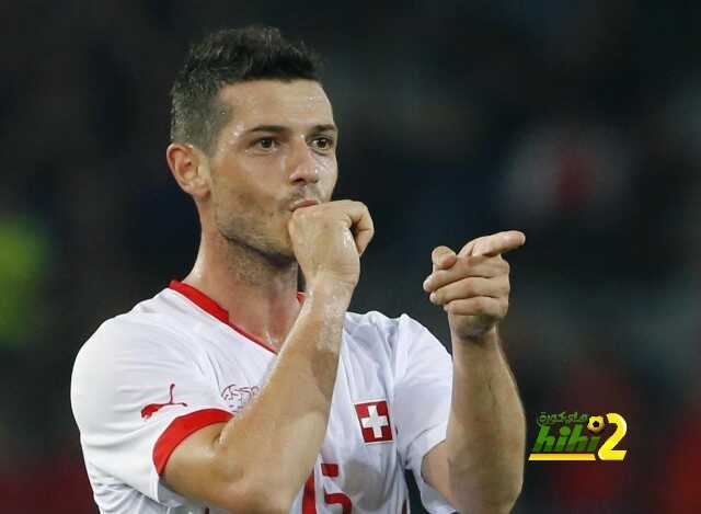 Switzerland's Dzemaili celebrates scoring against Liechtenstein during international friendly soccer match in Thun