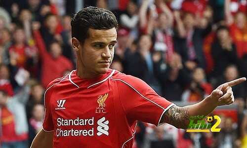 LIVERPOOL, ENGLAND - AUGUST 10: (THE SUN OUT, THE SUN ON SUNDAY OUT) Philippe Coutinho of Liverpool celebrates his goal during Pre Season Friendly match between Liverpool and Borussia Dortmund at Anfield on August 10, 2014 in Liverpool, England. (Photo by Andrew Powell/Liverpool FC via Getty Images)