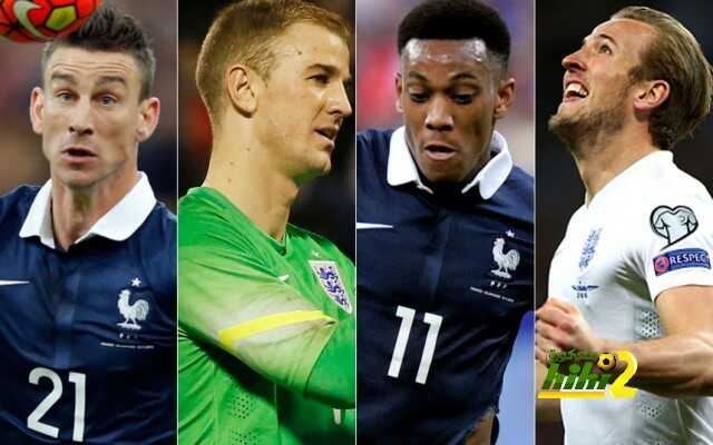 أفضل 11 لاعبا بين فرنسا وإنجلترا