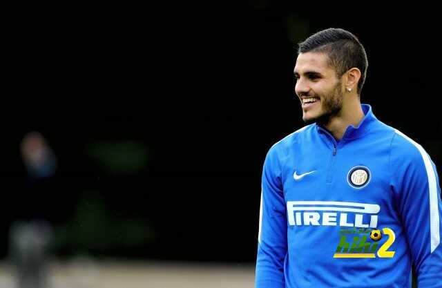 COMO, ITALY - SEPTEMBER 22: Mauro Icardi looks during the FC Internazionale training session at Appiano Gentile on September 22, 2015 in Como, Italy. (Photo by Pier Marco Tacca - Inter/Inter via Getty Images)