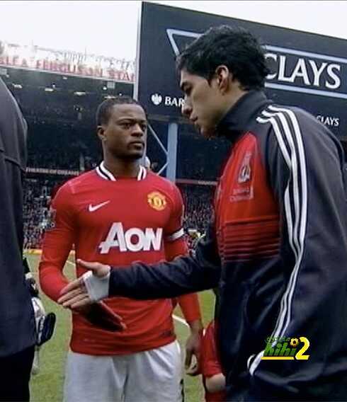 cristiano-ronaldo-505-luis-suarez-and-patrice-evra-incident-when-they-did-not-salute-each-other-before-a-manchester-united-vs-liverpool-game-in-2012