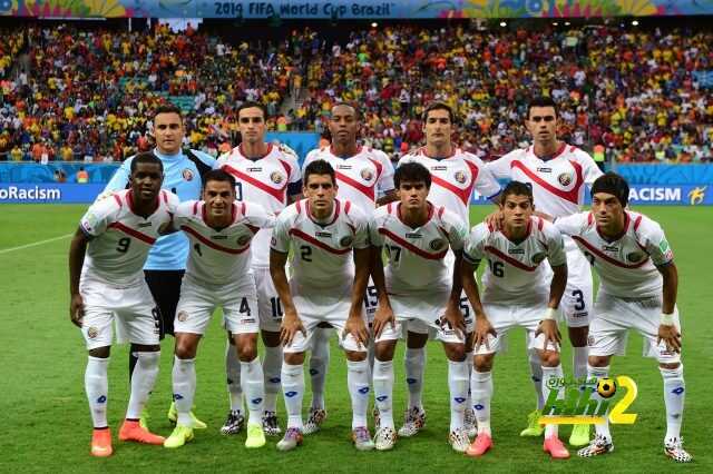 Members of the Costa Rica's national team (Back row L-R) Costa Rica's goalkeeper Keylor Navas Costa Rica's forward and captain Bryan Ruiz, Costa Rica's defender Junior Diaz, Costa Rica's midfielder Celso Borges and Costa Rica's defender Giancarlo Gonzalez (Front row L-R) Costa Rica's forward Joel Campbell, Costa Rica's defender Michael Umana, Costa Rica's defender Johnny Acosta, Costa Rica's midfielder Yeltsin Tejeda, Costa Rica's defender Cristian Gamboa and Costa Rica's midfielder Christian Bolanos pose for the team photo prior to the quarter-final football match between the Netherlands and Costa Rica at the Fonte Nova Arena in Salvador during the 2014 FIFA World Cup on July 5, 2014.