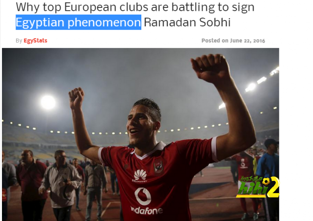 Why top European clubs are battling to sign Egyptian phenomenon Ramadan Sobhi _ Squawka News _ Player Analysis