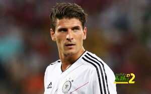 L'VIV, UKRAINE - JUNE 17: Mario Gomez of Germany looks on during the UEFA EURO 2012 group B match between Denmark and Germany at Arena Lviv on June 17, 2012 in L'viv, Ukraine. (Photo by Martin Rose/Getty Images)