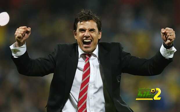 Football - Bosnia & Herzegovina v Wales - UEFA Euro 2016 Qualifying Group B - Stadion Bilino Polje, Zenica, Bosnia & Herzegovina - 10/10/15  Wales manager Chris Coleman celebrates after qualifying for UEFA Euro 2016  Action Images via Reuters / Matthew Childs  Livepic  EDITORIAL USE ONLY.