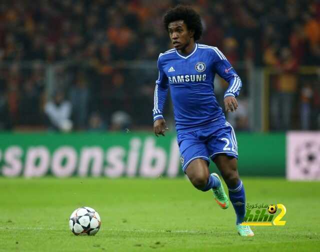 ISTANBUL, TURKEY - FEBRUARY 26: Willian Borges da Silva of Chelsea in action during the UEFA Champions League round of 16 between Galatasaray AS and Chelsea FC at Ali Sami Yen Arena on February 26, 2014 in Istanbul, Turkey. (Photo by John Berry/Getty Images)