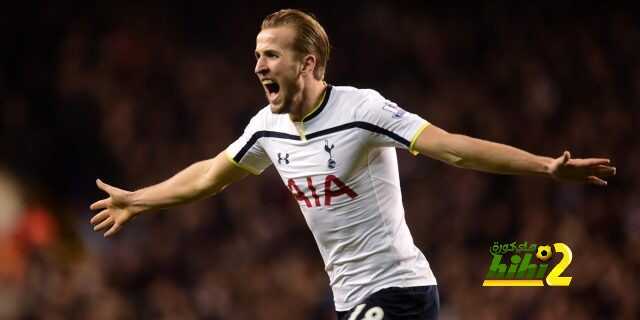 Tottenham Hotspur's Harry Kane celebrates scoring his side's first goal of the game during the Barclays Premier League match at White Hart Lane, London.