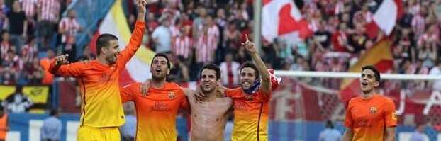 فيديو: برشلونة يحتفل باللقب 22 بالفوز على اتلتيكو مدريد