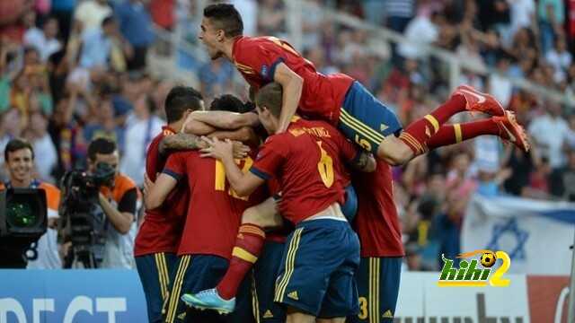 صورة : منتخب اسبانيا يقترب من معادلة منتخب ايطاليا في سجل بطولة تحت 21 عام