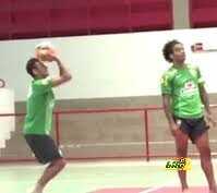 فيديو : نيمار يلعب كرة السلة مع نجوم منتخب البرازيل مارسيلو وديفيد لويز