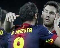 قلق في برشلونة بسبب الثنائي ميسي وإنيستا