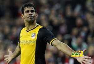 سعادة دييغو كوستا بتقدم أتلتيكو مدريد