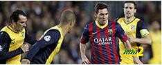 تعرف على لاعبي برشلونة وأتلتيكو المهددين بالايقاف عن نصف النهائي