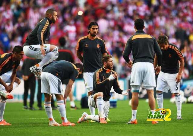 شاهد احماءات لاعبى ريال مدريد على ملعب النور قبل انطلاق المباراة