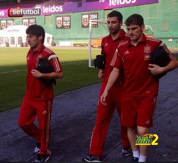 صور: تدريبات المنتخب الأسبانى فى واشنطن