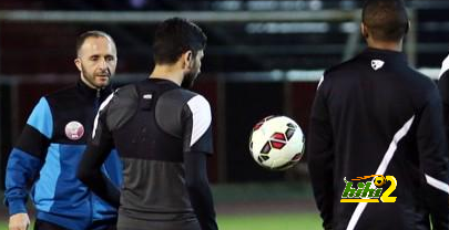 صور من تدريبات المنتخب القطري
