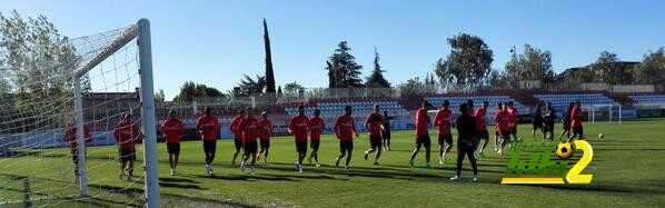 صور : اتليتكو مدريد يستعد لمواجهة إيبار