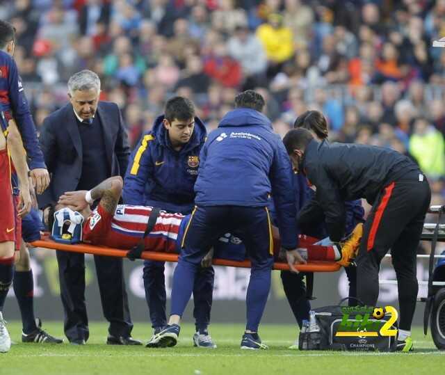 فيديو : اصابة لاعب اتليتكو مدريد قد تبعده عن الملاعب لفترة طويلة