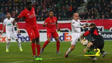 ليفربول يتعادل مع اوجسبورج في مباراة سلبية