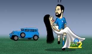 كاريكاتير هاي كورة … كيف هرب هغواين