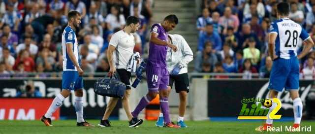 ريال مدريد يكشف طبيعة إصابة كاسميرو