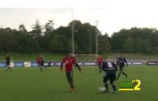 فيديو : لاعب هاوي يتسبب في حرج كبير لفرانك ريبيري