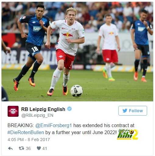 رسمياً: لايبزيج يقطع الطريق على ليفربول ويُجدد عقد فورسبيرج