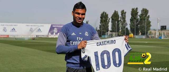 كاسميرو : وصولي لـ100 مباراة مع الريال بمثابة حلم بالنسبة لي