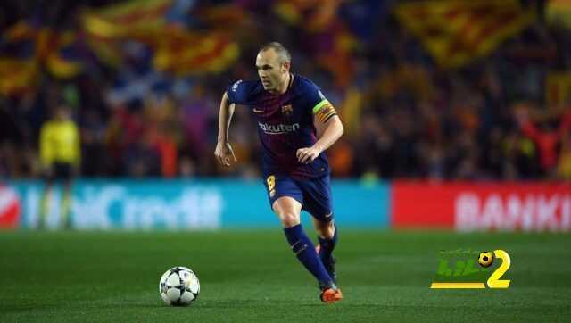 رسميا : برشلونة يعلن عن توديع انيستا يوم 18 مايو