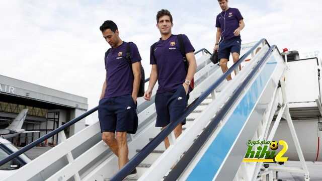 🔴 صور من رحلة فريق برشلونة الي مدريد