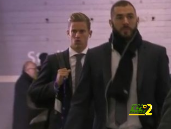 🔴 بالصور :  بعثة فريق ريال مدريد تصل الي ملعب المباراة