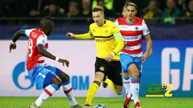 بروج يفرض التعادل السلبي على دورتموند بالشوط الأول
