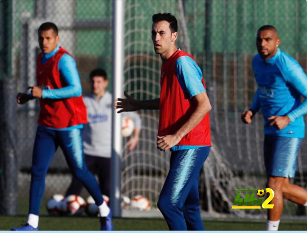 🔴بوسكيتس: تدريبات