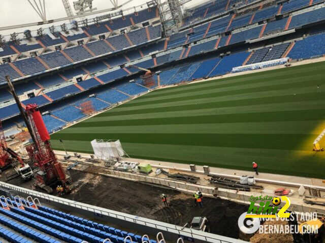 صور : أخر التطورات في ملعب ريال مدريد