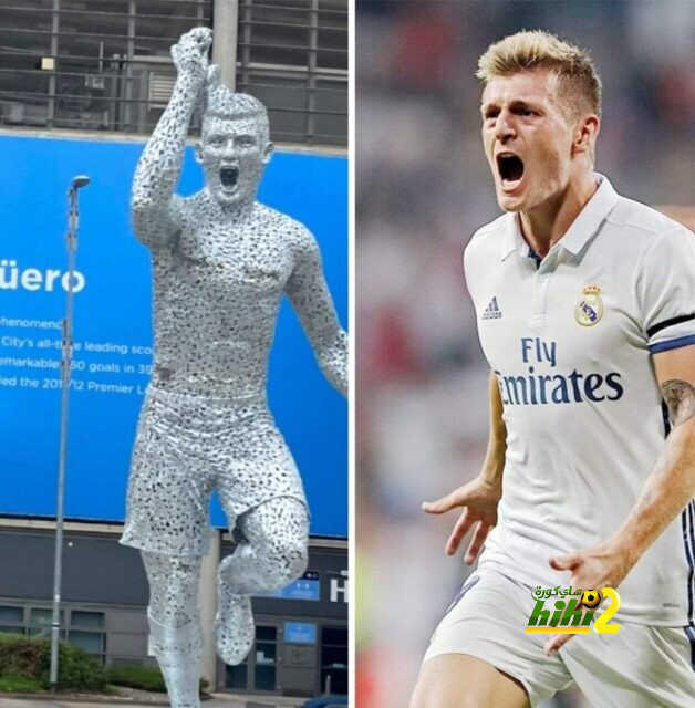 النيه في التمثال اغويرو النتيجة توني كروس !!