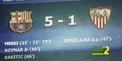 أعلى نتائج بين برشلونة أشبيلية في الليغا