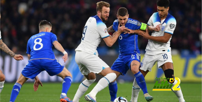 إحصائية إيجابية لمنتخب إيطاليا أمام منتخب إنجلترا