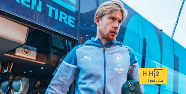 دي بروين يعود لمانشستر سيتي بعد غياب طويل
